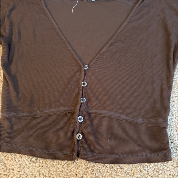 Urban Outfitters Brown Crop Top - Picture 2 of 6